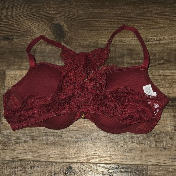 Auden Lace Bra in Deep Red - Picture 3 of 3